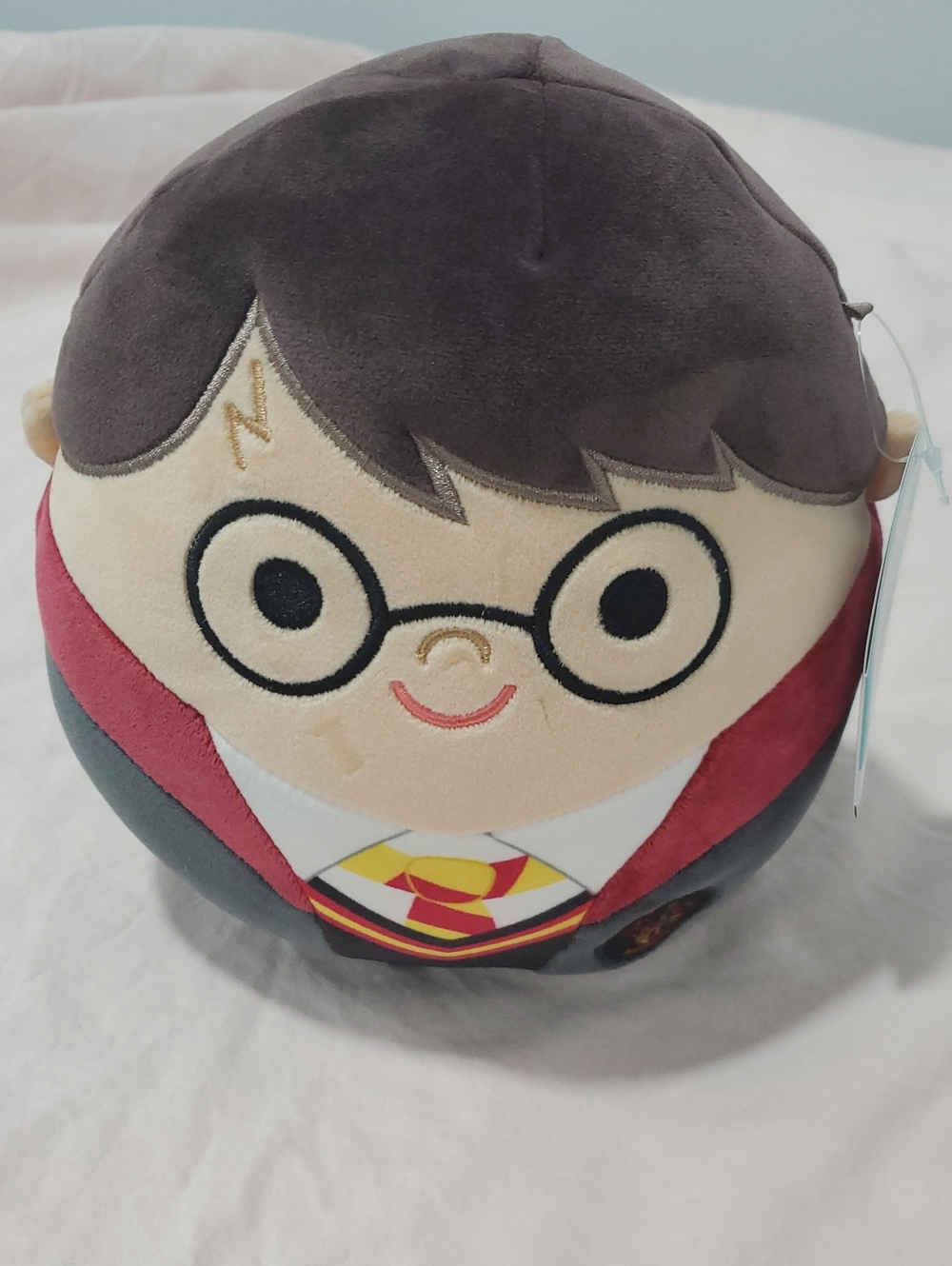 Squishmallows Harry-Style Wizard Plush - Brown, Red, Yellow, Black